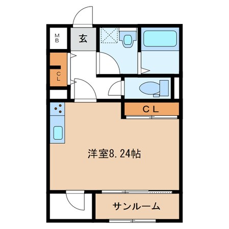 ＳＬＩＦＥ岐阜ＭＯＴＯＺＵＭＩの物件間取画像